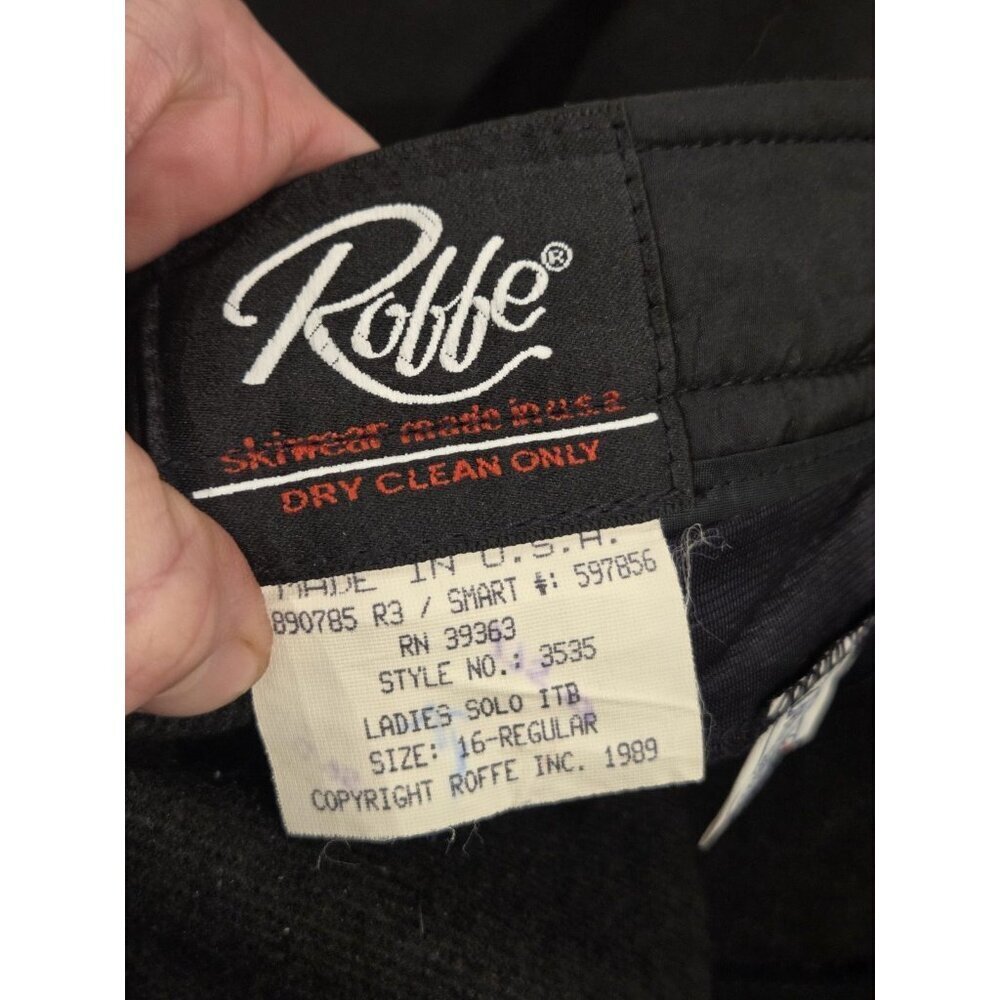 Vtg Roffe Alpine Ski Pants Schoeller Fabric Switzerland 80s Retro Winter - Picture 6 of 16